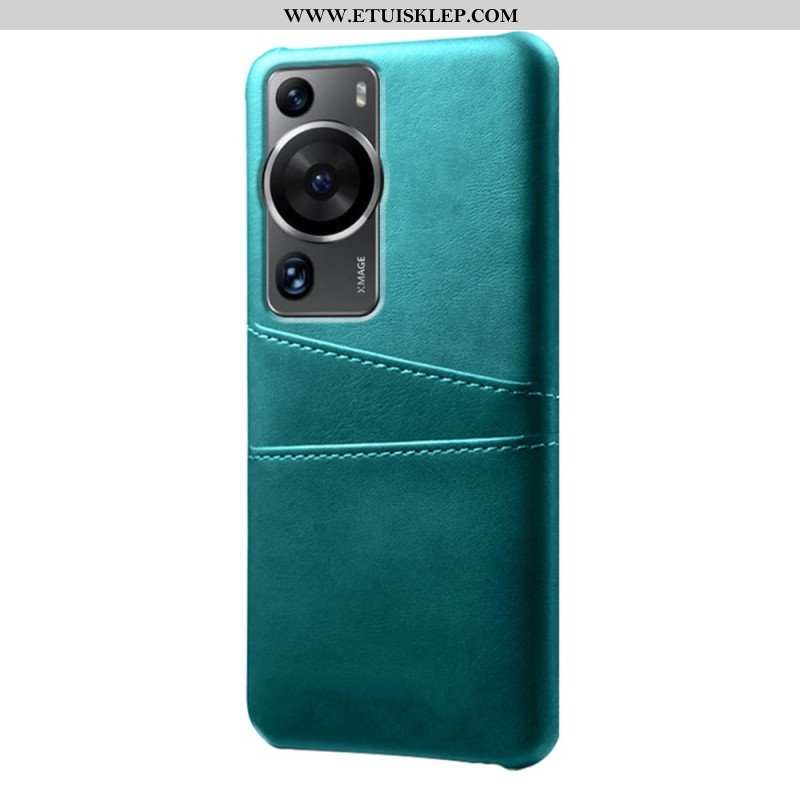 Etui do Huawei P60 Pro Etui Na Karty Z Efektem Skóry